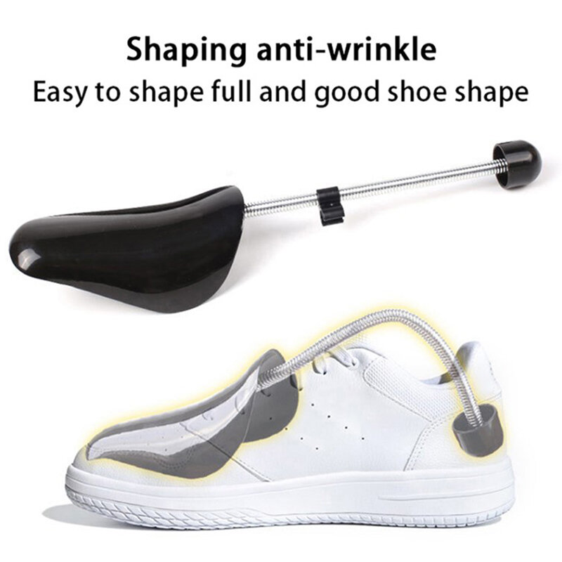 실용적인 플라스틱 신발 나무, 길이 조절 가능한 신발 나무 스트레처, 부츠 홀더 주최자, 신발 스트레처, 1 쌍