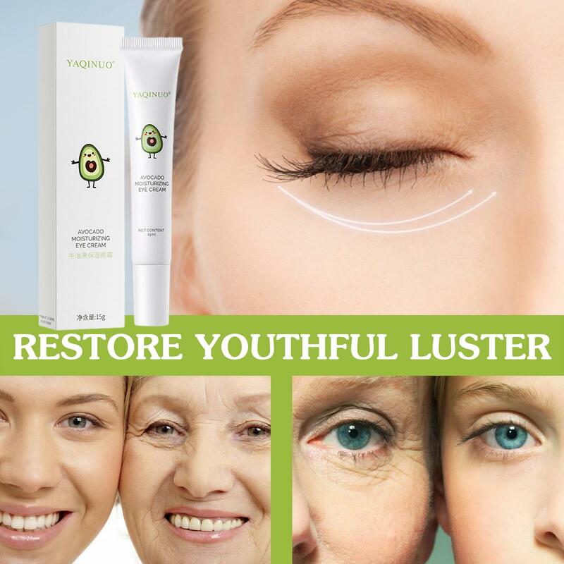 1pcs Avocado Eye Cream Moisturizing Hyaluronic Lifting Anti Wrinkle Bags Remove Eye Anti Aging Tighten Eye Cream