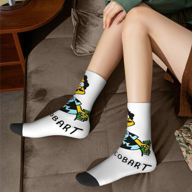 Engraçado Escobart Happy Socks para homens e mulheres, Novidade Meias Presente, Primavera, Verão, Outono, Inverno