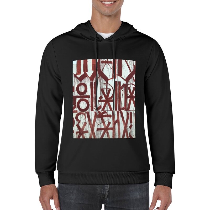 New Retna Graffiti Calligraphy Pullover Hoodie anime clothes korean style clothes male clothes hoody