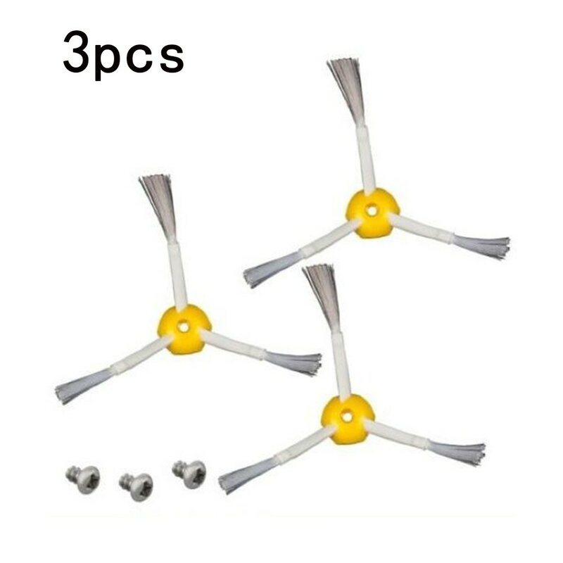 3Pcs Side Brushes And Screws To All For-IRobot For Roomba 500/600/700 Series Vacuum Cleaner Replacement Accessories