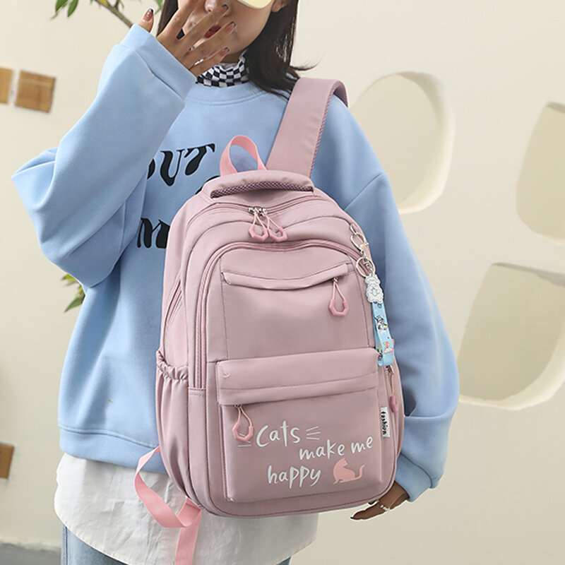 Детский школьный ранец для девочек, милый рюкзак для учеников начальной школы, вместительный Подарочный рюкзак, 2024