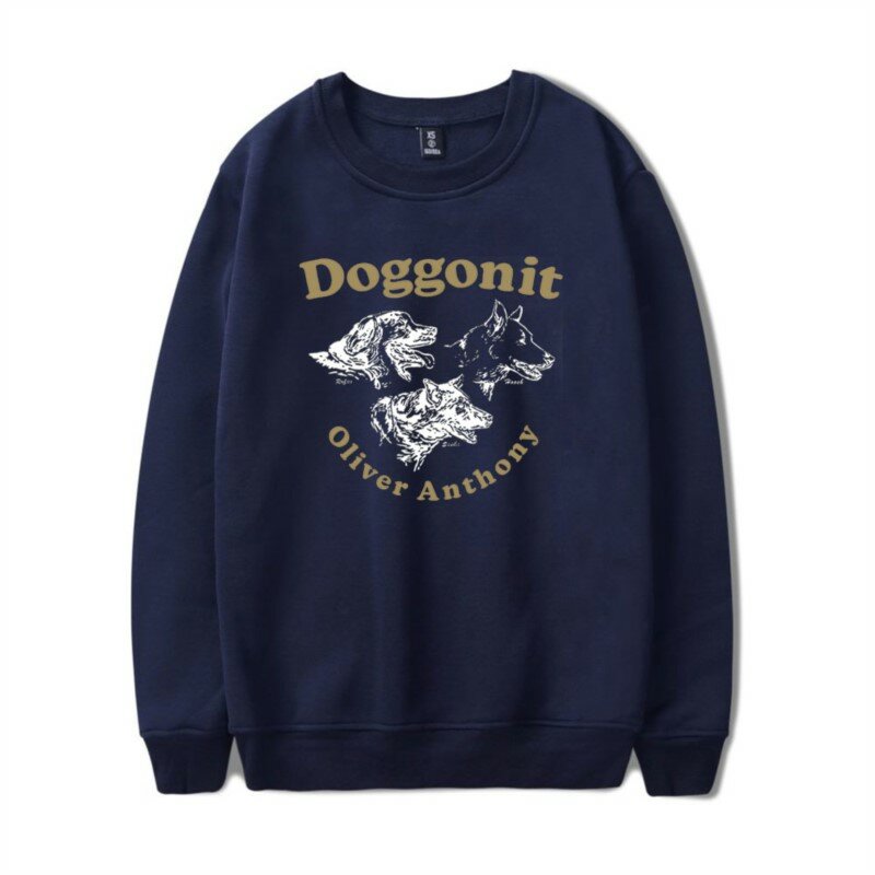 Oliver Anthony Doggonit Merch Long Sleeve Crewneck Sweatshirt For Men/Women Unisex Winter Hooded Streetwear