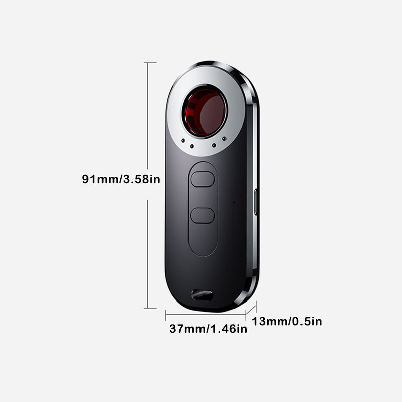 Strumento di rilevamento del localizzatore Anti-telecamera del rilevatore a infrarossi portatile dell'inseguitore della fotocamera