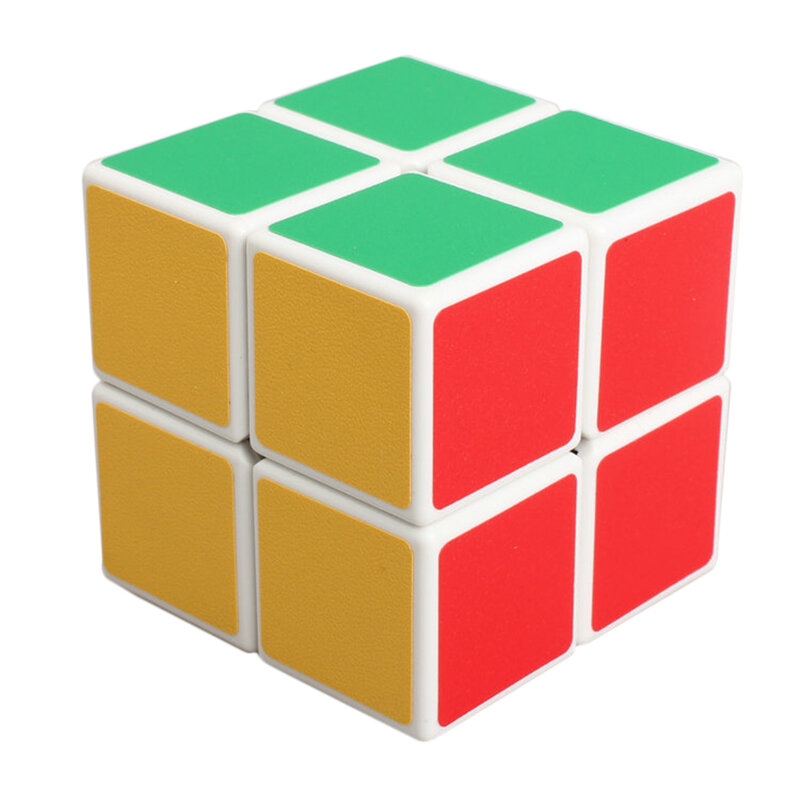 2X2 Magic Cube 2 By 2 Cube Speed Pocket Sticker Puzzle Cube Mainan Edukasi Profesional untuk Anak 2X2X2 Mini Pocket Cube