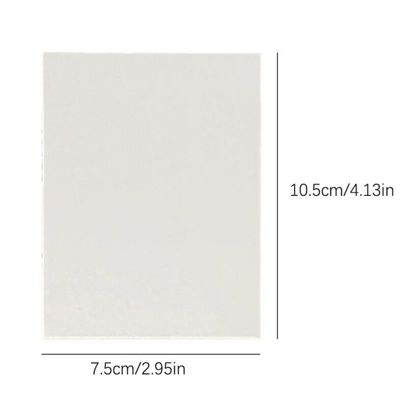 10ชิ้นกระดาษแข็งป้องกันบัตรขนาดเล็กกระดาษหนาสีขาวกระดาษคราฟท์กระดาษงานฝีมือ DIY การ์ดทำมือกระดาษงานฝีมือสองด้าน