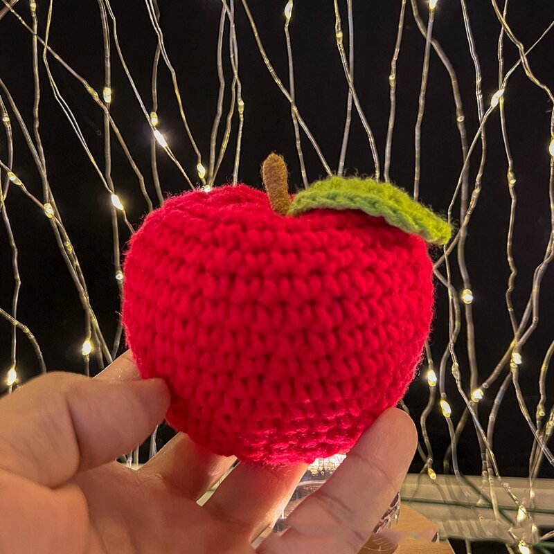 Accessoires en laine Ping an Fruit, Griglles, Fruits, Crochet rouge