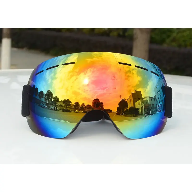 Lekka profesjonalna gogle narciarskie męska UV400 dla dorosłych Snowboard okulary narciarskie ultralekkich zimowych okularów śnieżnych dla kobiet