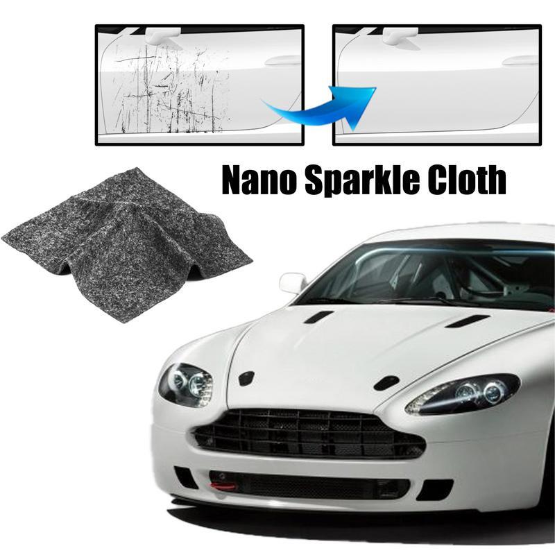 Aksesori Perbaikan Goresan Mobil Kain Berkilau Nano Multifungsi Kain Ajaib Nano Penghilang Goresan Perbaikan Goresan Pemoles Air