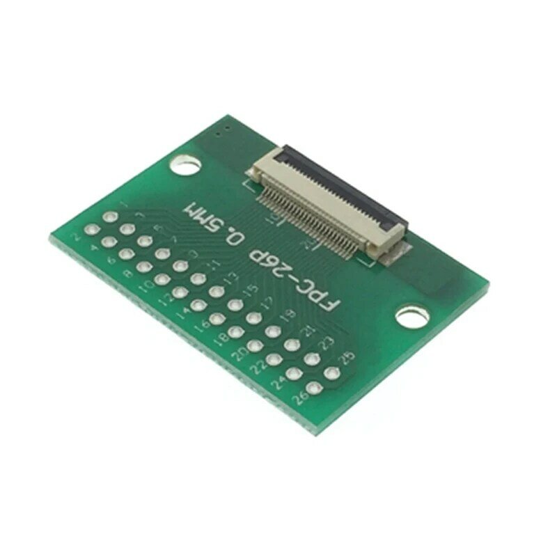 FPC/FFC 26P Flexible Kabel Adapter Board doppelseitige 0,5mm Zu 2,54mm Gerade Gebogene Nadel