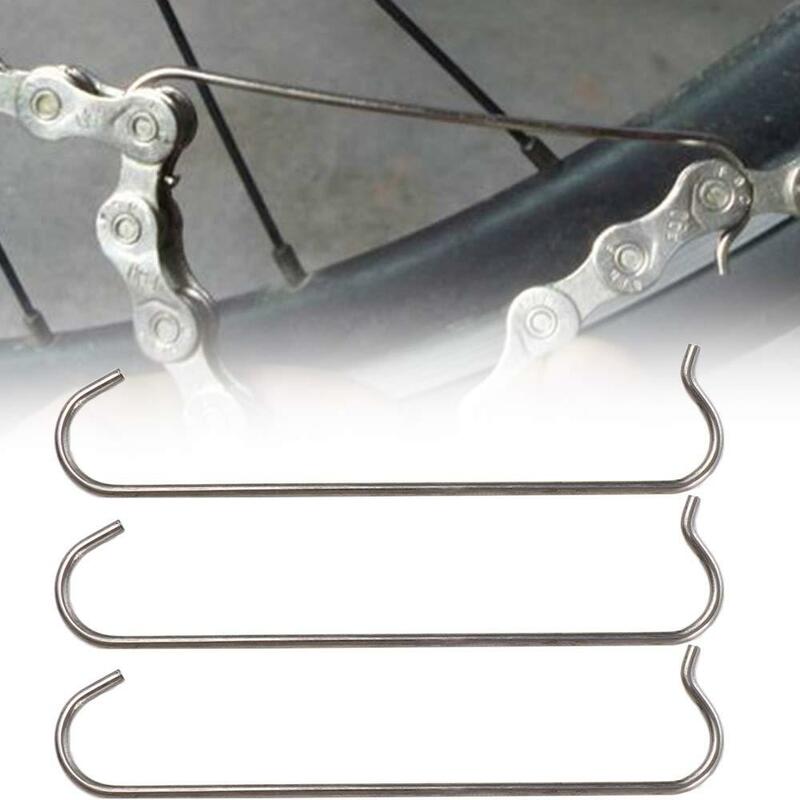 جهاز توصيل سلسلة الدراجة من الفولاذ المقاوم للصدأ ، أداة إصلاح الدراجة ، ملحقات مساعدة الخطاف