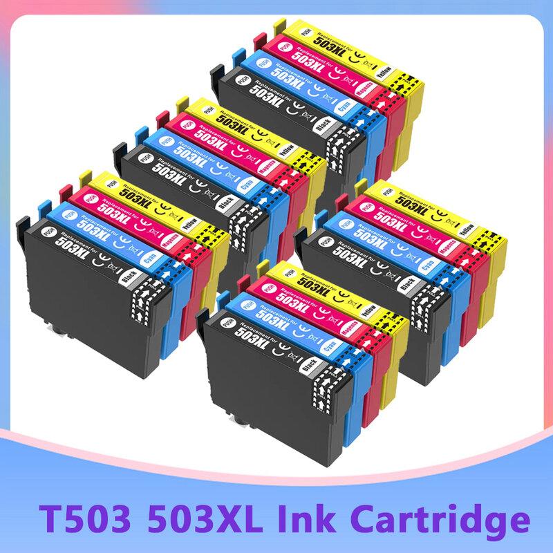 Compatible Epson T503XL 503XL T503 for Epson XP-5200 5205 2960FTNF 2965DWF WorkForce WF-2960 Expression Home XP-5200 Printer