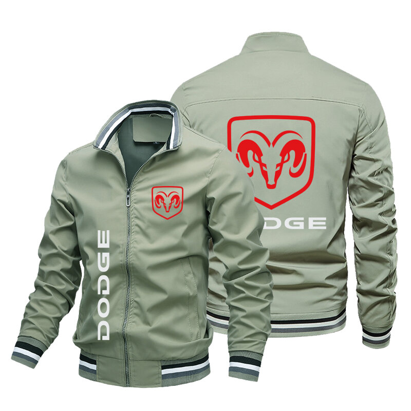 2024 Summer new men's flying jacket leisure outdoor fashion jacket ultra-thin zipper spore collar jacket men