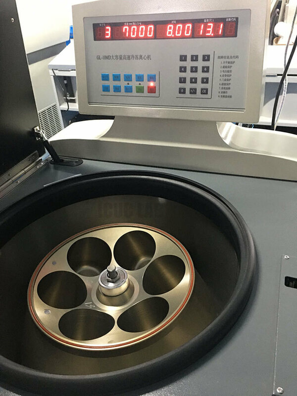 Winkel Rotor Hohe Geschwindigkeit Gekühlt Zentrifuge Maschine GL-10MD Große Kapazität für Pharma Branchen