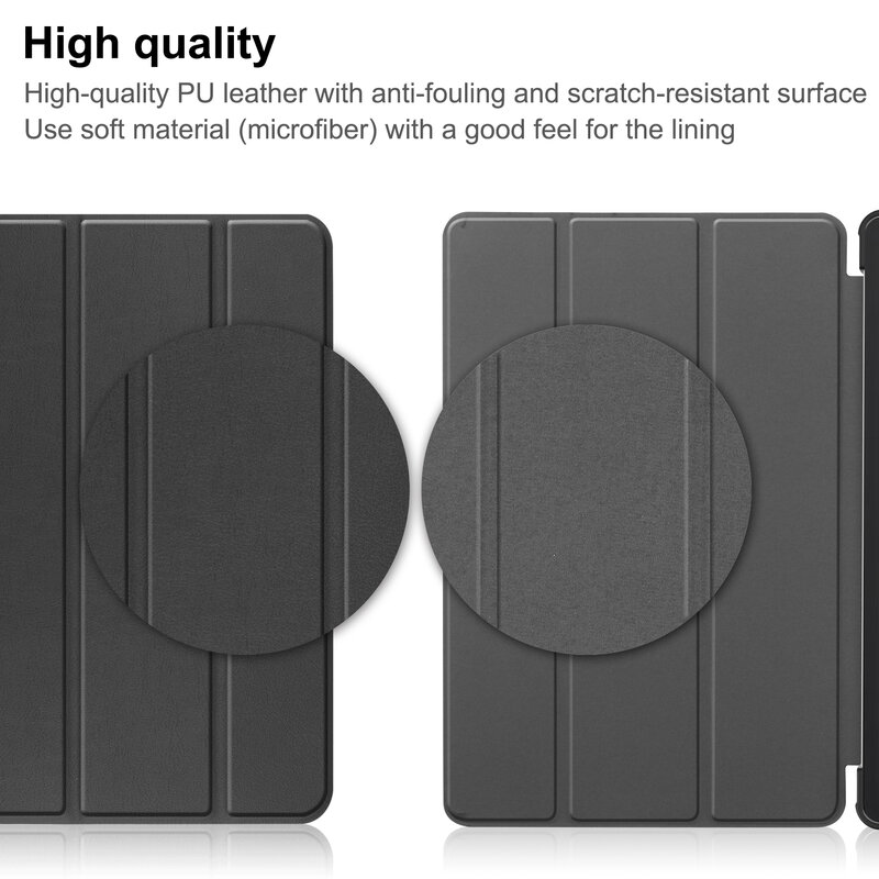 Tri-Folding Slim Stand para N-One NPad Air, Tablet Case, PC Stand, tampa magnética com função de despertar automático, 10,1 in