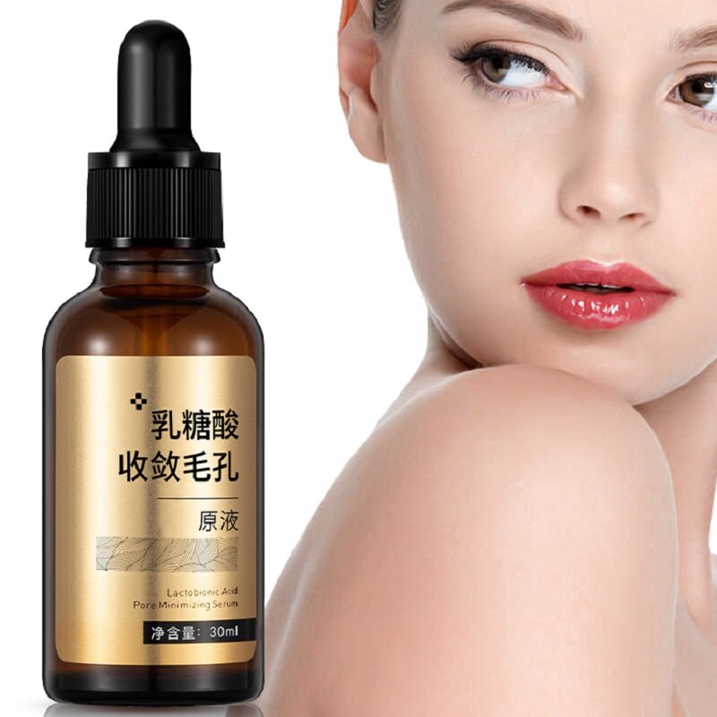 Natural orgânico clareamento facial ácido lactobiônico anti rugas anti envelhecimento minimizando poros soro cuidados com a pele rosto solução essência