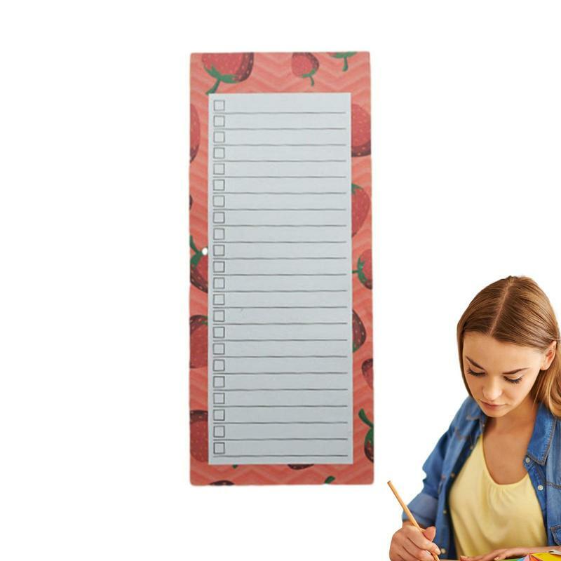 Magnet block für Kühlschrank Kühlschrank Lebensmittel liste Notizblock sicher und geruchlos Notizblock für Schließfach Termin Erinnerungen Einreichung