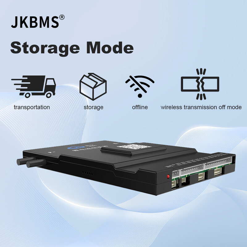 JKBMS B2A20S20P 2A batería Lifepo4, almacenamiento de batería, Bluetooth, BMS, Bms, 8S, 20S, 200A, BT, 36V, 48V, 60V, Li-Ion, LTO 18650