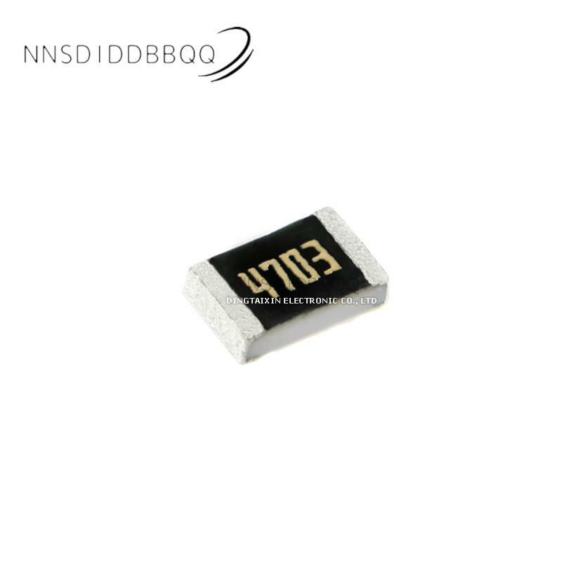 50 Buah 0805 Chip Resistor Presisi Tinggi Ketahanan Drift Suhu Rendah 470KΩ(4703)± 0.5% ARG05DTC4703 Grosir Resistor SMD