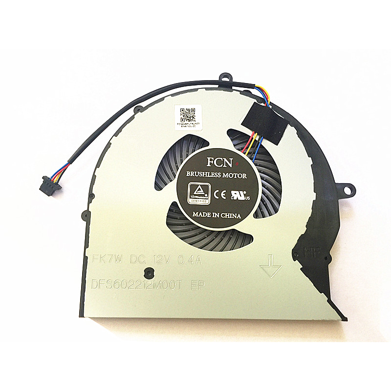 Nieuwe Cpu Gpu Fan Voor Asus Fx 63V Fx63vm Fx503 Fz63vm Fx503vm Fx63vm7300 Fx63vm7700 Laptop Koeler Ventilator