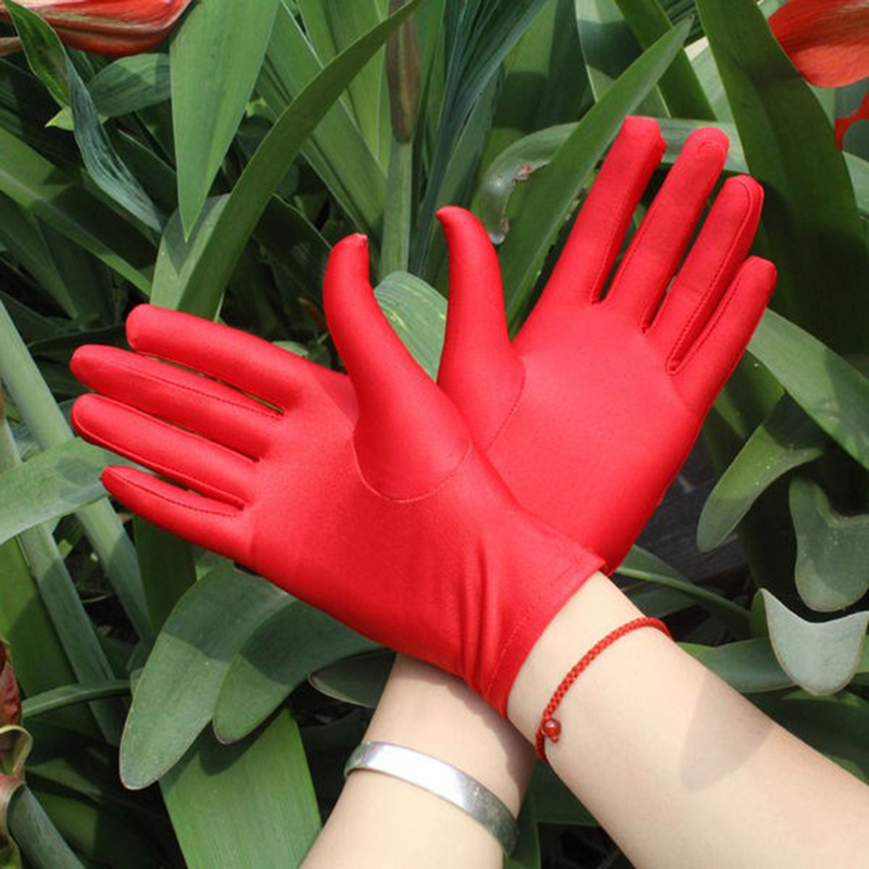 3 Pairs Glove Jewelry Gloves Elastic Etiquette Elasticity Stretchy Miss for Inspection