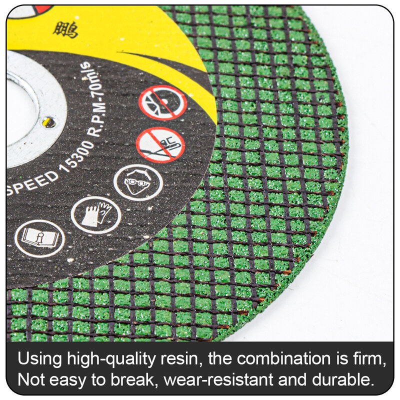 4 inch Resin Cutting Disc Cut Off Wheel Angle Grinder Disc Slice Fiber Reinforced for Metal Stainless Steel
