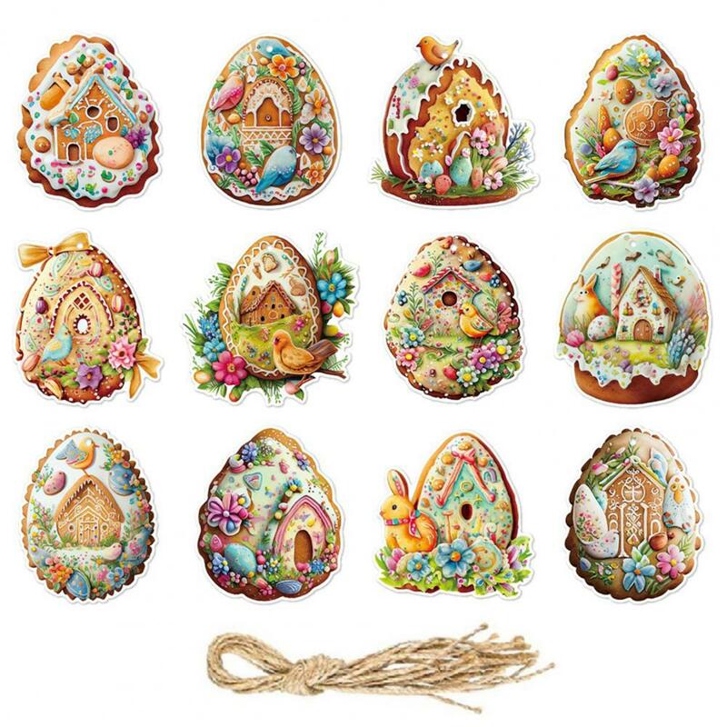 Decorazioni per feste di pasqua decorazioni pasquali all'aperto Set di ciondoli per uova di pasqua per decorazioni Festive atmosfera domestica per la decorazione
