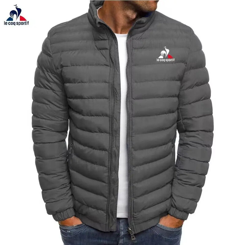 2023 giacca invernale di alta qualità nuova giacca da uomo in piedi giacca in pelle calda Street fashion casual piumino da uomo