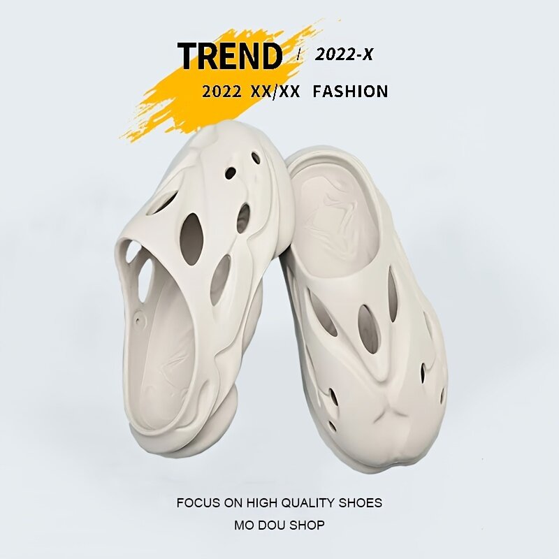 Summer New Men's Sandals Home Outdoor Soft Non Slip Wear Resistant Sole Fashion Comfortable Ultrafiber