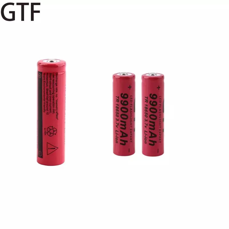 NeW 9900mAh 18650 Li-ion Bateria 3.7V Rechargeable Battery for LED Torch Flashlights Batteries bateria 18650 akumulator