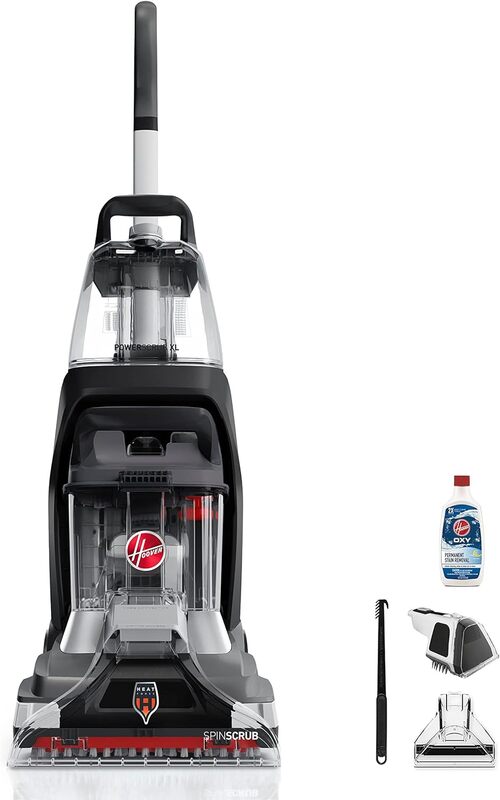 Pet Carpet Cleaner Machine, for Carpet and Upholstery, Deep Cleaning Carpet Shampooer with Multi-Purpose Tools,FH68050, Black
