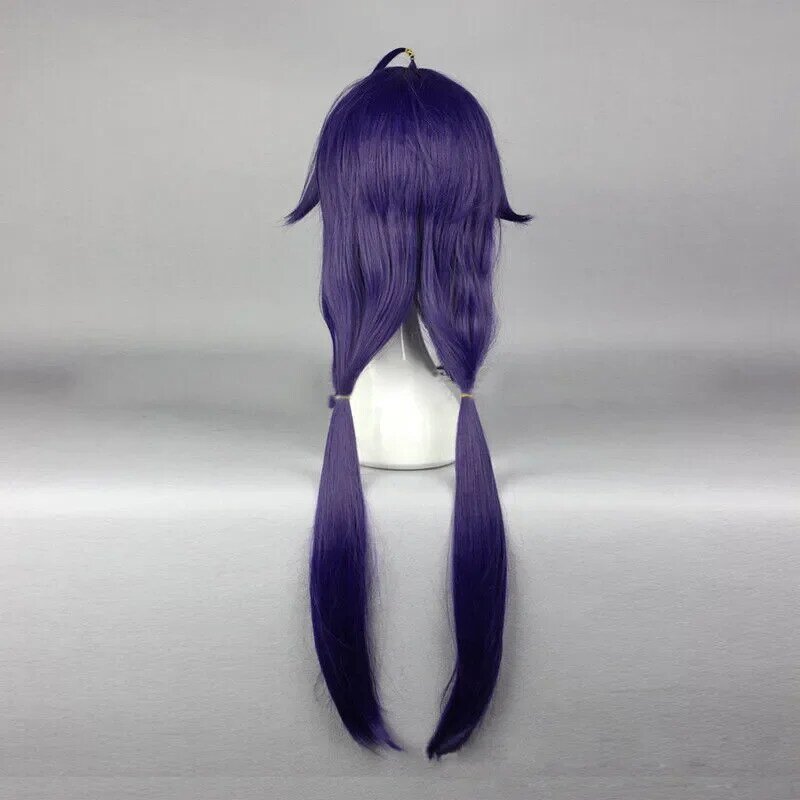 Taigei wig cosplay anime 577L panjang Lurus ungu koleksi rambut