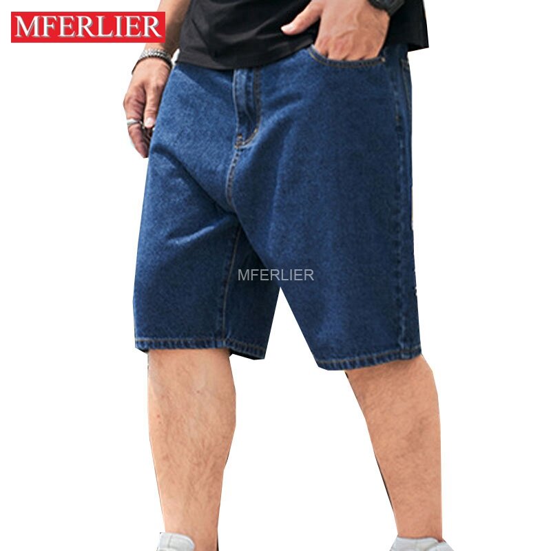 Zomer Oversize Jeans Mannen Katoen Grote Maat Loose Shorts 46 48