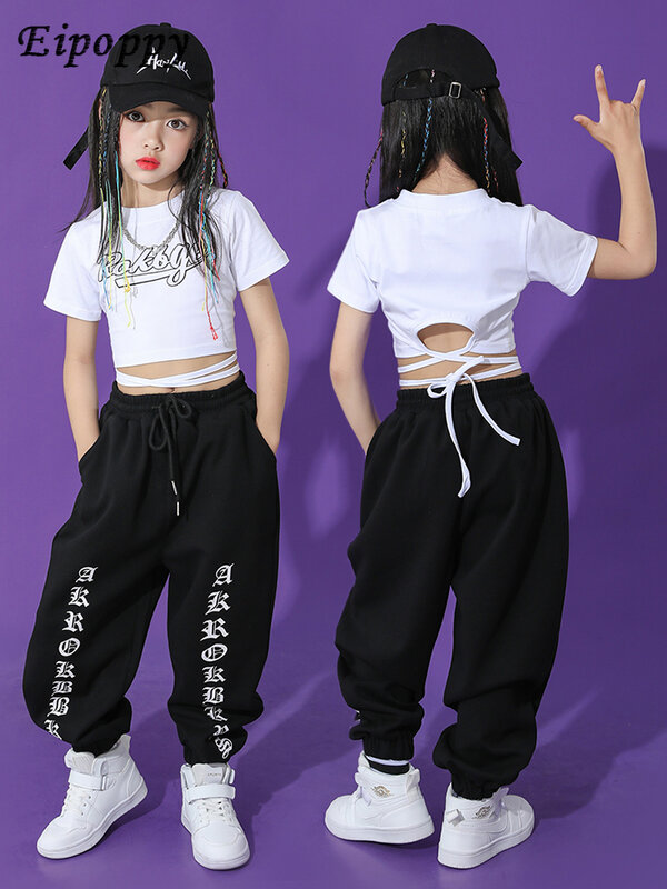 Children's Jazz Dance Costume Girls' Model Catwalk Trendy Clothing Exercise Clothing Hip Hop Costume