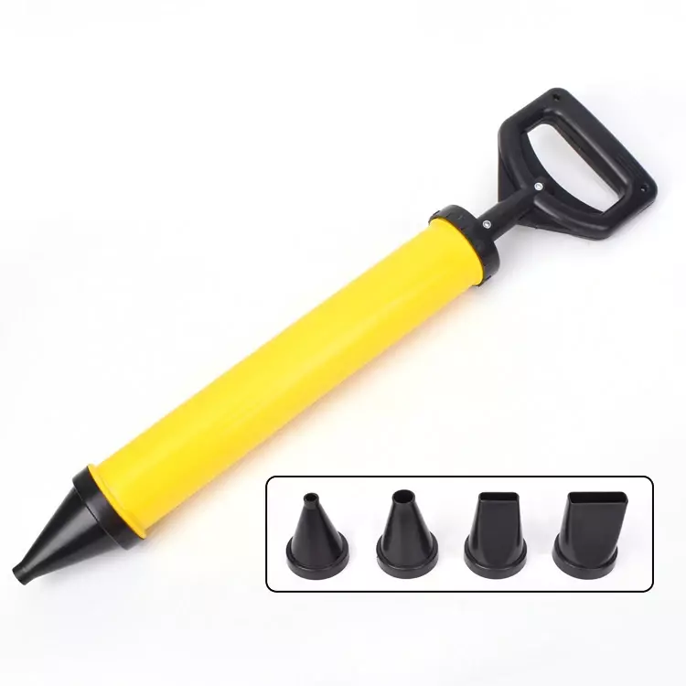 Caulking Gun Cement Lime Pump Grouting Mortar Sprayer Applicator Grout Filling Tools With 4 Nozzles Y98E