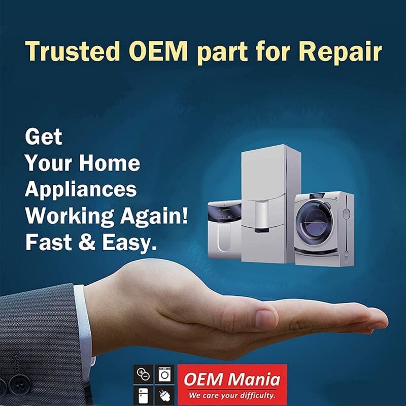 Clip OEM Mania para SAMSUNG Refrigerador, parte de substituição do evaporador, novo produto OEM, DA61-06796A, DA61-06796A, 2 Pack
