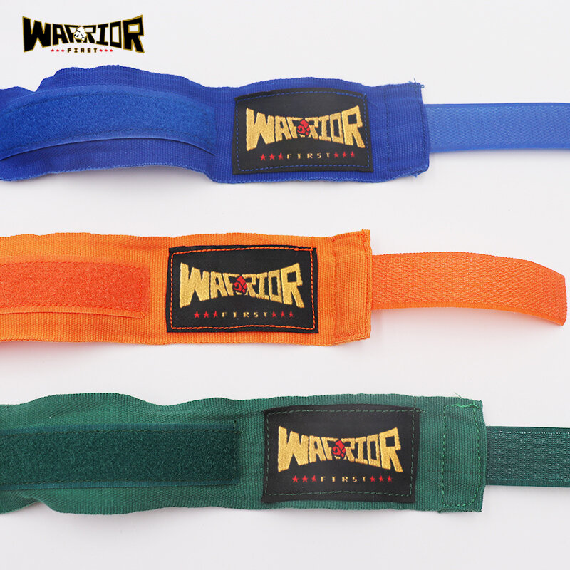 1 paio 3M/5M Poly & Cotton Boxing Handwraps fasciatura elastica fasce da polso cintura per Kickboxing Muay Thai MMA guantoni da boxe