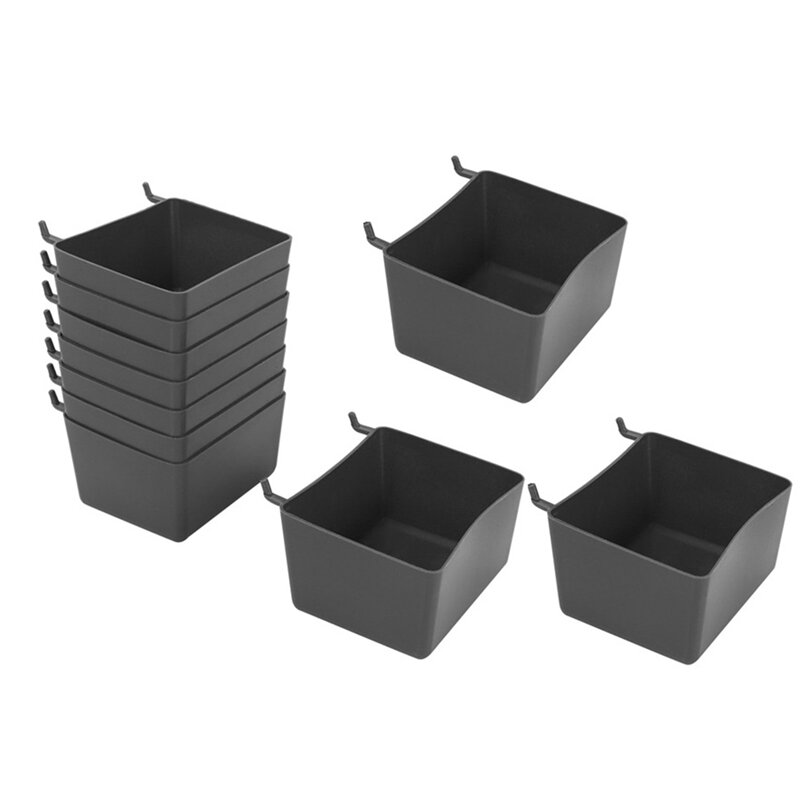 ボックスボードビンキット,10個,スプールボードボックス,収納ボックス,整理ツール用ペグボードアクセサリー