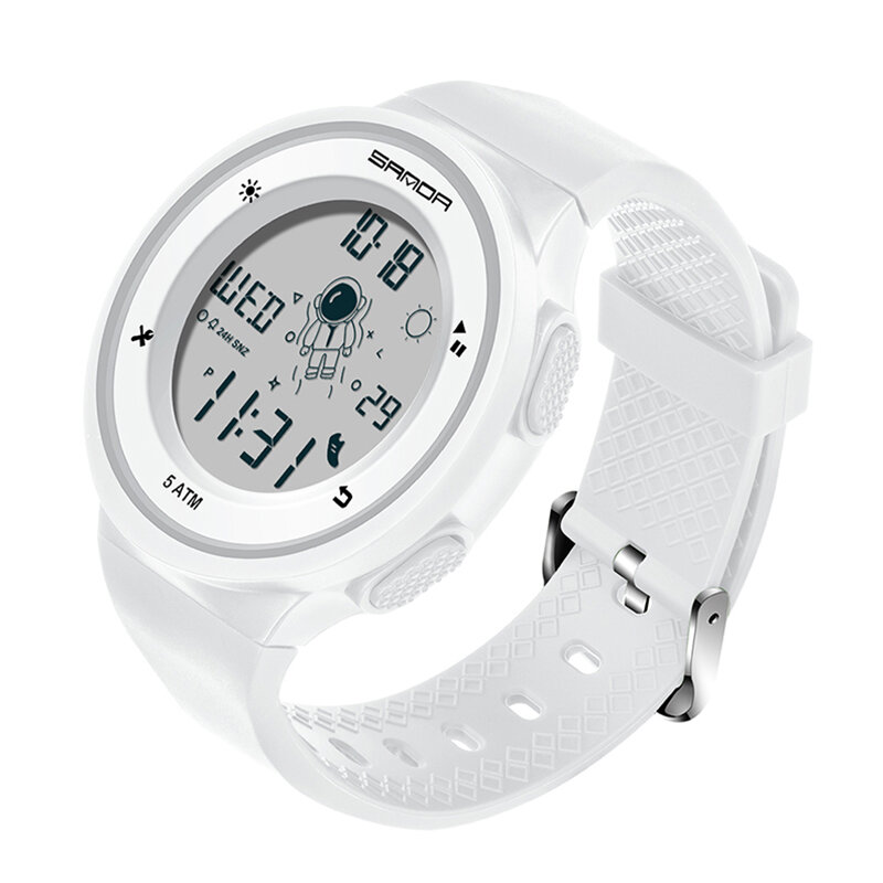 Reloj deportivo con pantalla Digital para hombre y mujer, cronógrafo de pulsera resistente al agua hasta 50M, de alta calidad