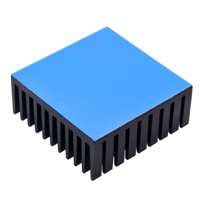 Penyerap panas Radiator aluminium penyerap panas pendingin untuk Chip elektronik pendingin dengan pita konduktif termal