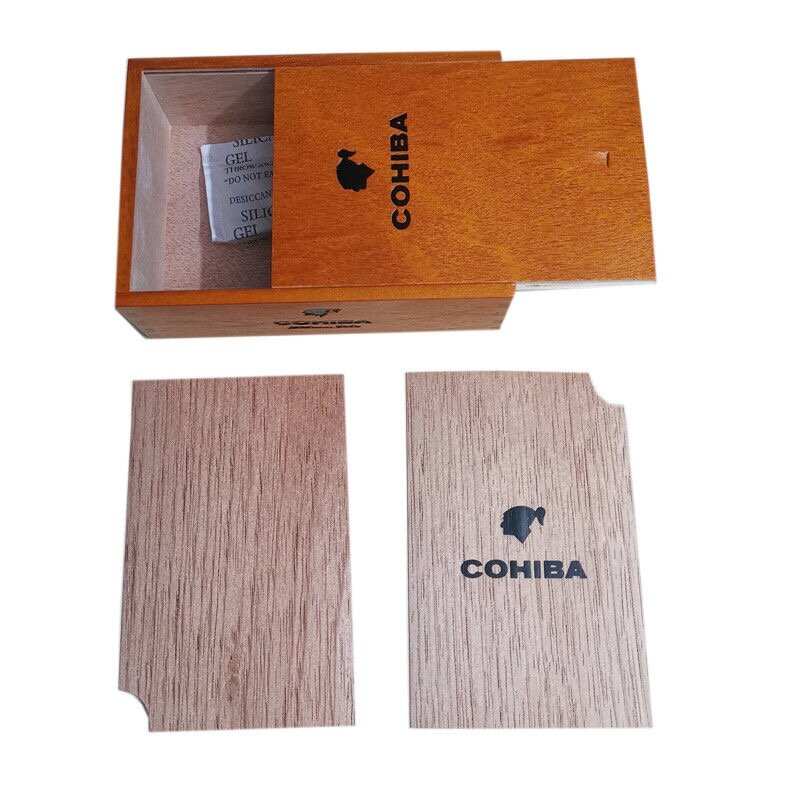 Humidificateur à cigares en bois de pin, boîte en cèdre, contient 10 à 25 cigares