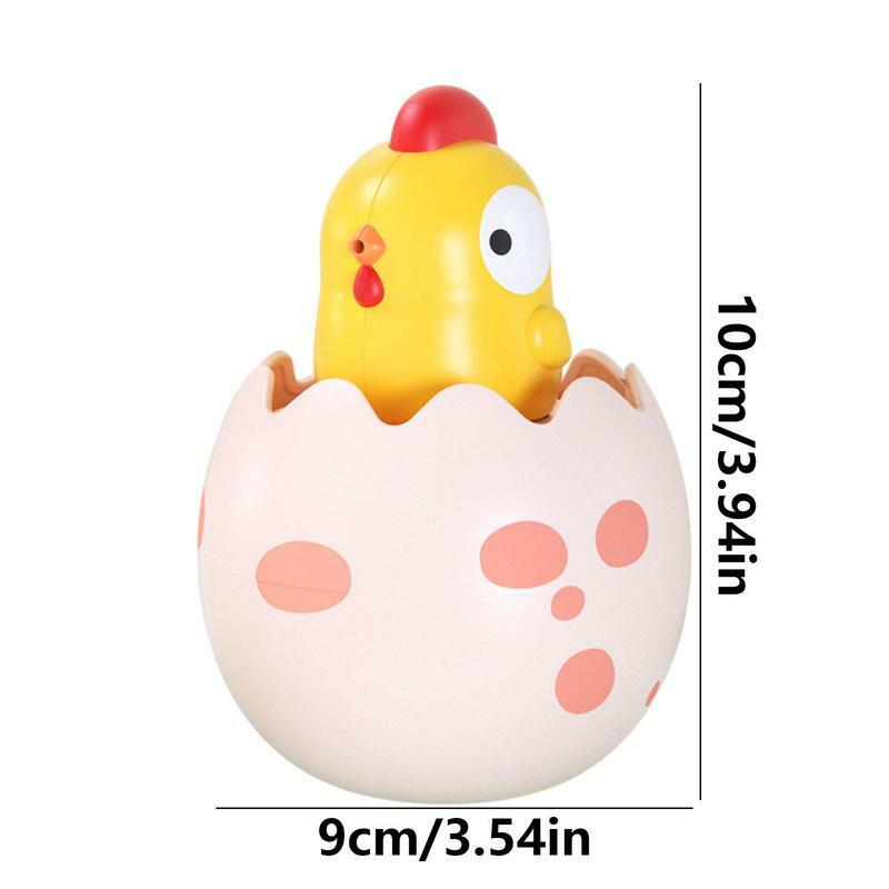 닭 목욕 장난감 공룡 병아리 계란 모양 욕조 장난감, 물 스프레이, 물총 샤워, 욕실 물총 스프레이 장난감