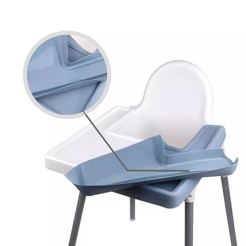 Full overlop wysokiej mata na krzesło podkładka do jadalni wysokie krzesełko podkładka silikonowa dla dzieci
