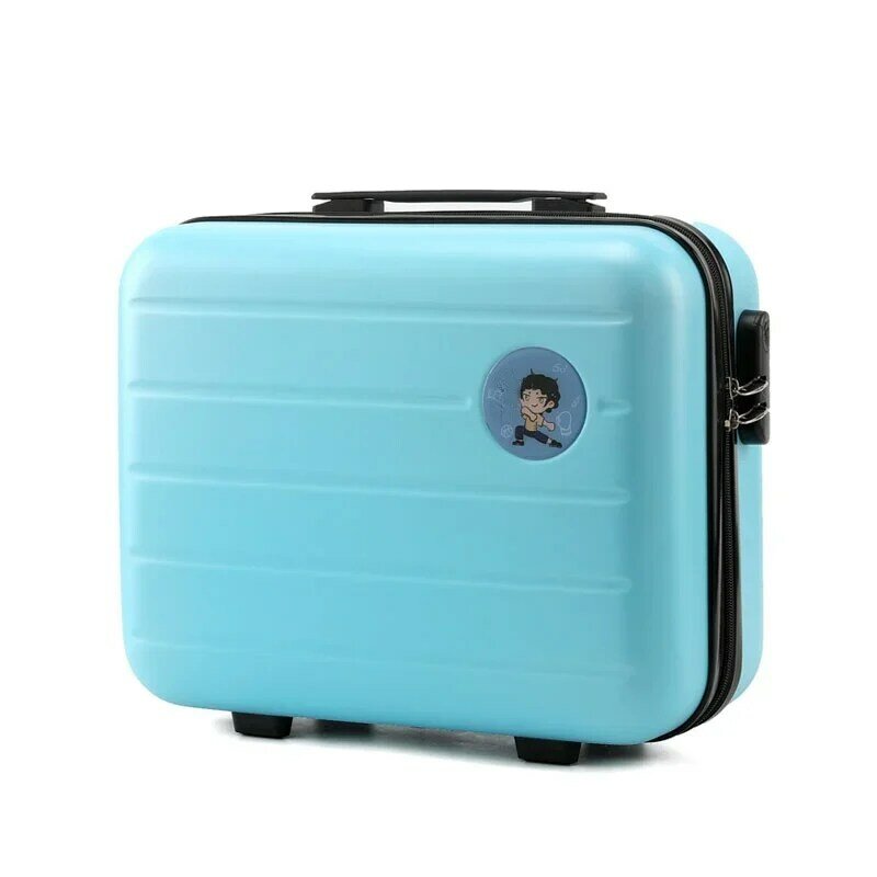 Портативный ящик, 4-дюймовый маленький Дорожный чемодан Ins, диагональ 6 дюймов, кодовый замок, новый ящик для хранения