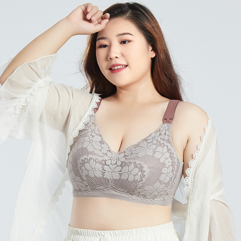 Underwear Women New Large Size Super Thin Cup Bra Comfortable Breathable DE Cup Large Bra Big Cup Fat MM Big Size Bra