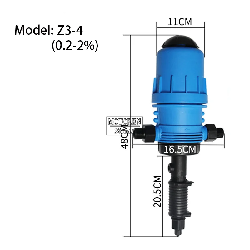 Meststof Injector 0.4%-4% Automatische Hybride Proportionele Pomp Chemische Vloeibare Doseer Dispenser Doseerpomp Voor Tuin Werken