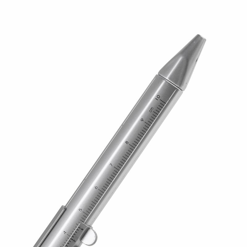 Bolígrafo plástico, regla Vernier, multifunción, 2 en 1, reglas bolígrafos Gel, envío directo