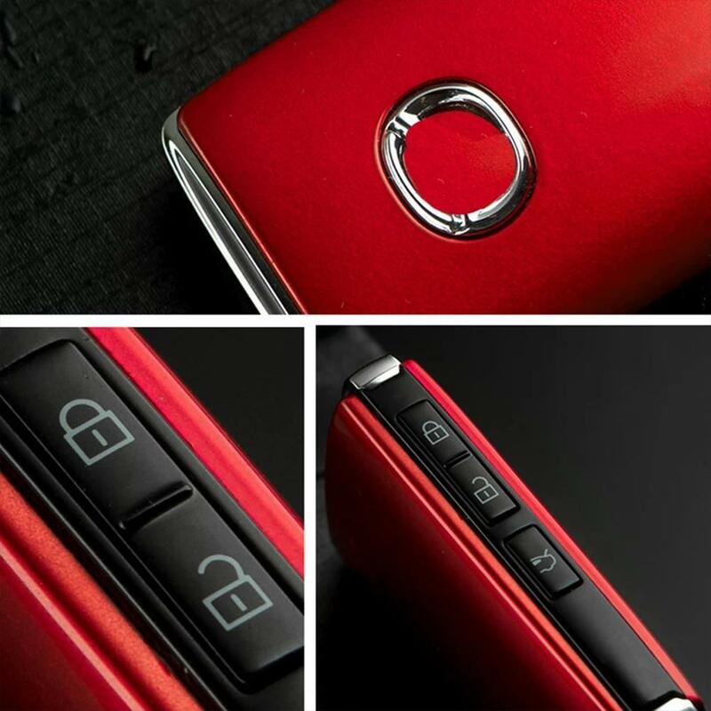 Сменный Стильный автомобильный ключ из АБС-пластика, задняя крышка, защитный корпус для Mazda 3, Axela, аксессуары для флэш-памяти 2020, 2021, 2022, 2023