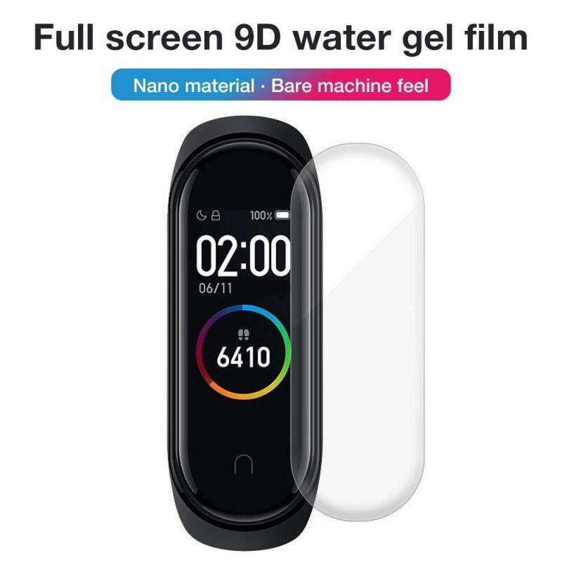 Película de hidrogel curvada 9D para Xiaomi Mi Band, Protector de pantalla suave para mi band 3, 4, 5, 6, 7, accesorios de película de pantalla completa