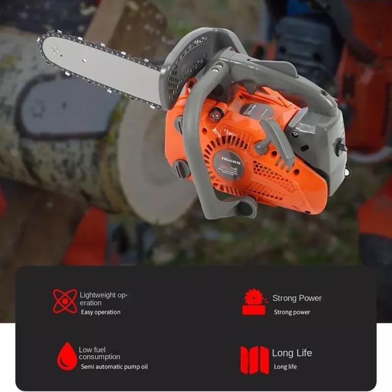 HL2550 two-stroke pure gasoline chainsaw high-power fuel-saving logging easy to start gasoline engine chain saw manufacturers